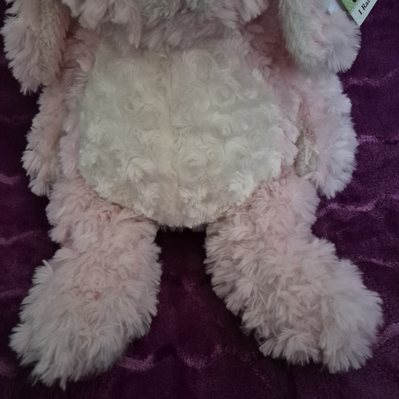 GANZ Baby Bellifuls Pink Plush Bunny Rabbit With Rattle - Picture 4 of 7